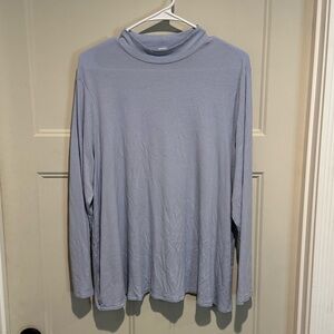 Old Navy Luxe Ribbed Knit Top - Light Blue